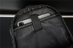 Luxury Floral Print Backpack Men Fashion Design Men's Backpacks Large-capacity Travel Bags PU Leather Backpack Male Schoolbag