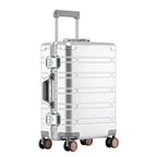 TravelTrolley Luggage 20‘’Carry-On Cabin Suitcase Travel Bags Rolling Luggage Aluminum-magnesium Alloy Travel Suitcase