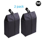 2 or 4 Pack: Portable Nylon Waterproof Shoe Storage Bags with Zipper Closure