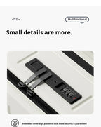 New Front Open Suitcase Hut Trolley Box 20/24/26 Inch High Quality Frame Large Capacity Suitcase Men's Ladies' Travel Case