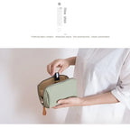 Portable Waterproof Women Makeup Bag Cosmetic Bag Coin Pouch Storage Bag Mini Lipstick Bag Small Bag Toiletry Bag Organizer Case