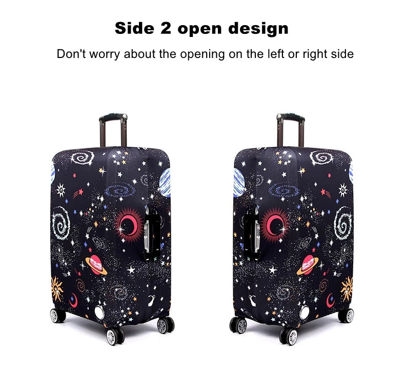 Thick Elastic Cartoon Luggage Protective Cover Zipper Suit For 18-32 inch Bag Suitcase Covers Trolley Cover Travel Accessories