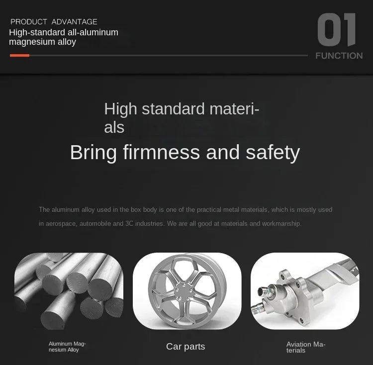 100% Aluminum-Magnesium Alloy Suitcases 20/24/26/29 Inch Lightweight Spinner Luggage TSA Lock Durable Travel Bag