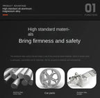 100% Aluminum-Magnesium Alloy Suitcases 20/24/26/29 Inch Lightweight Spinner Luggage TSA Lock Durable Travel Bag