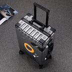Aluminum Frame Suitcase Super Silent Combination Lock Boarding Rolling Luggage Fashion New Trolley Case 20/22/24/28 Inch