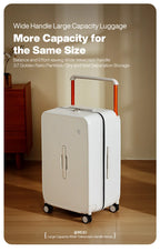 Mixi Large-Capacity Suitcase Trolley Case 26inch Checked in Hardside Rolling Wheels Luggage Wide Handle Travel Suitcases Trunk