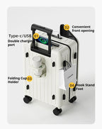 New Front Open Suitcase Hut Trolley Box 20/24/26 Inch High Quality Frame Large Capacity Suitcase Men's Ladies' Travel Case