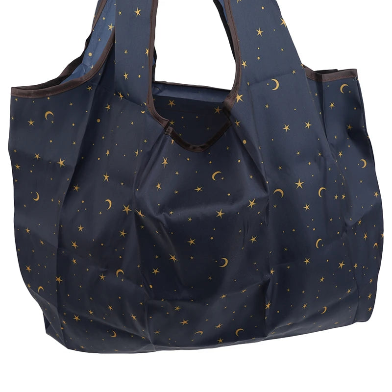 Thick Foldable Shopping Storage Bag Large Capacity Reusable Grocery Bag Eco Friendly Supermarket Waterproof Shoulder Bag