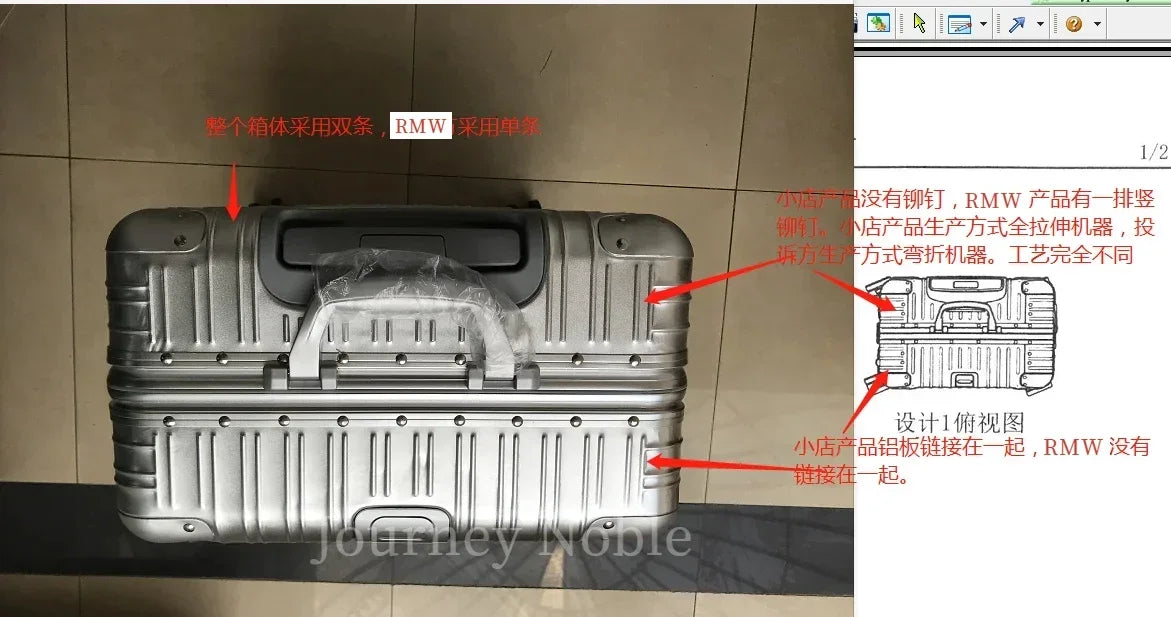 100% Aluminum-Magnesium Alloy Suitcases 20/24/26/29 Inch Lightweight Spinner Luggage TSA Lock Durable Travel Bag
