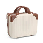 Hot Cosmetic Box 14 inch Mini Travel Suitcase Cosmetic Box Hand Luggage Organizer Makeup Case Small Password Box Boarding Case