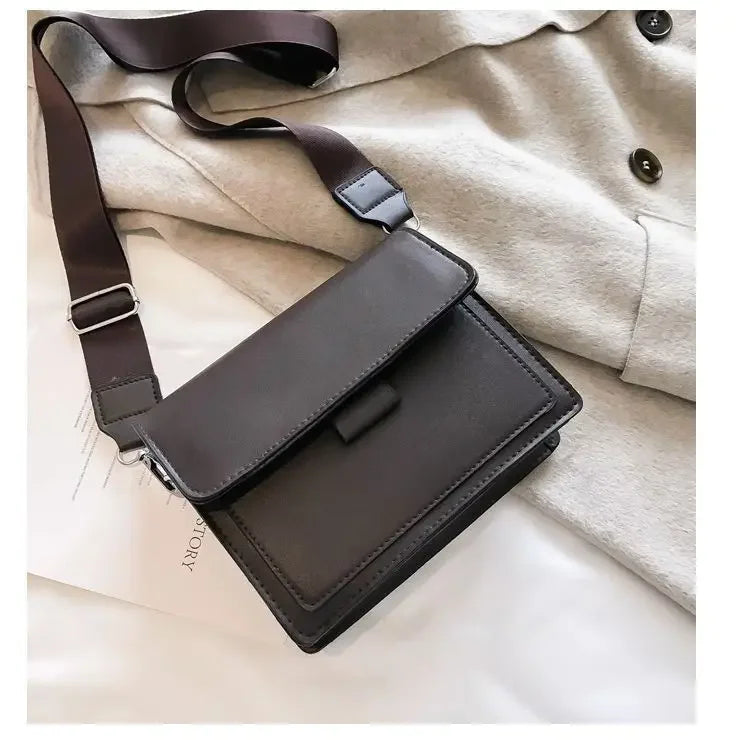 Fashion Women Crossbody Bag PU Leather Small Shoulder Messenger Handbag for Travel