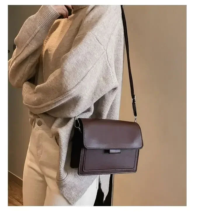 Fashion Women Crossbody Bag PU Leather Small Shoulder Messenger Handbag for Travel