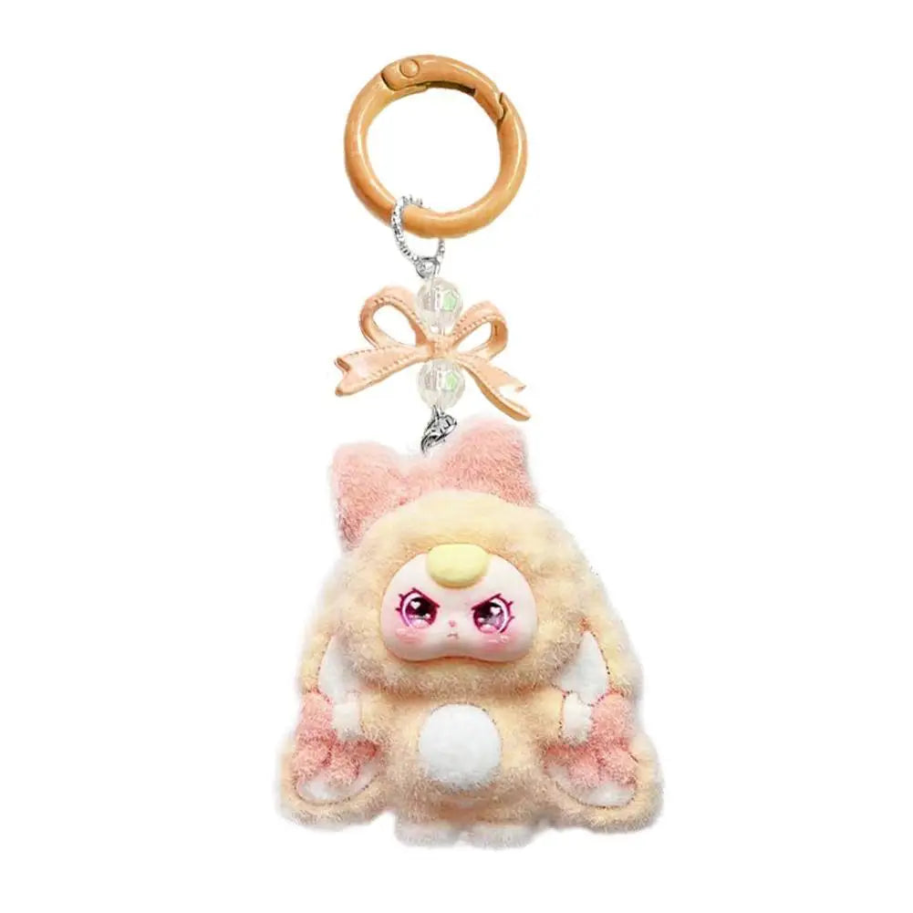 Anime Flocked Dora DIY Decorative Pendant KeyChain Backpack Decor Cute Cartoon Schoolbag Pendant Boys And Girls Gifts