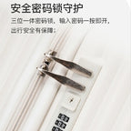Small fresh 18 "airline cute trolley box passcode box travel luggage-free suitcase for men and women