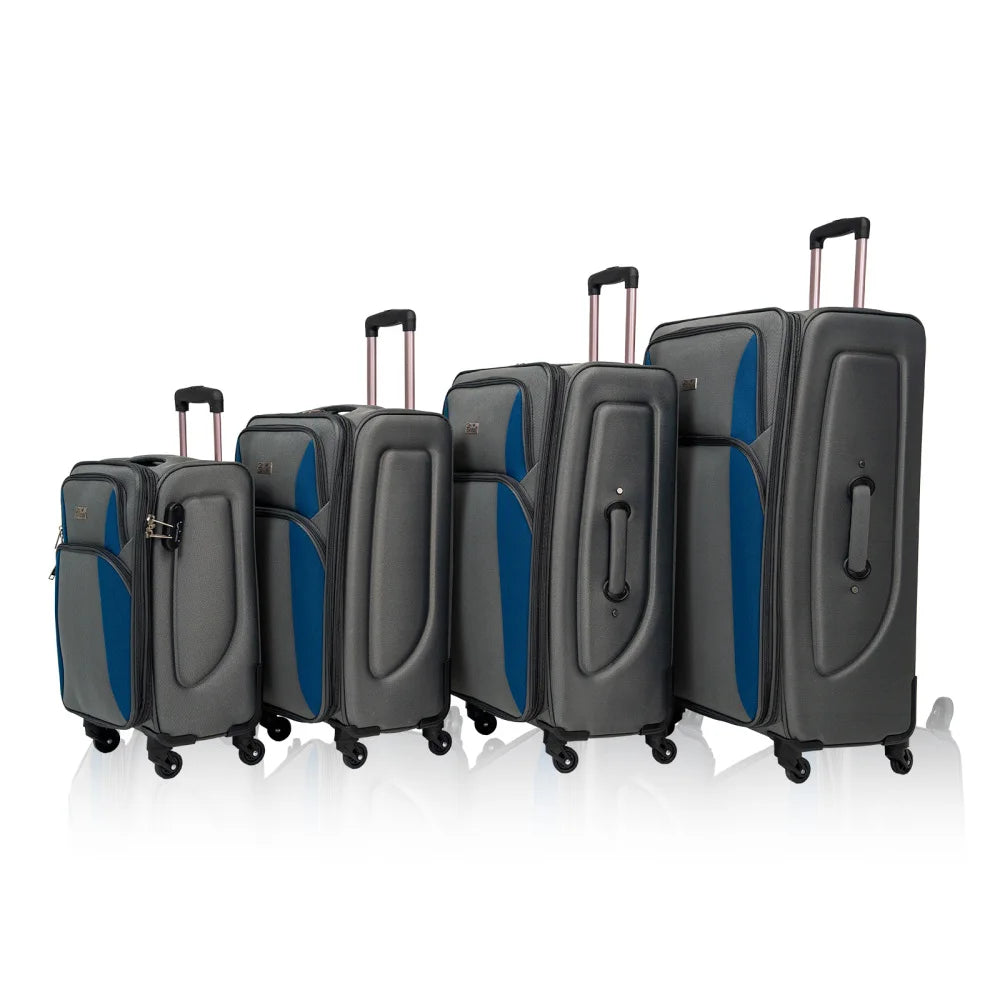 Softshell Luggage Expandable 4-Piece Set Suitcase (Lightweight)