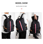 Tinyat Durable Casual Foldable Commute Schoolbags Fit 15.6 Inch Laptops With Multiple Pockets, Large Capacity Waterproof Outdoor