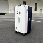 Rectangular Suitcase Large Size Lightweight Rolling Luggage Travel Bag with Five Wheels PC Trolley Case Anti-Fall Unisex