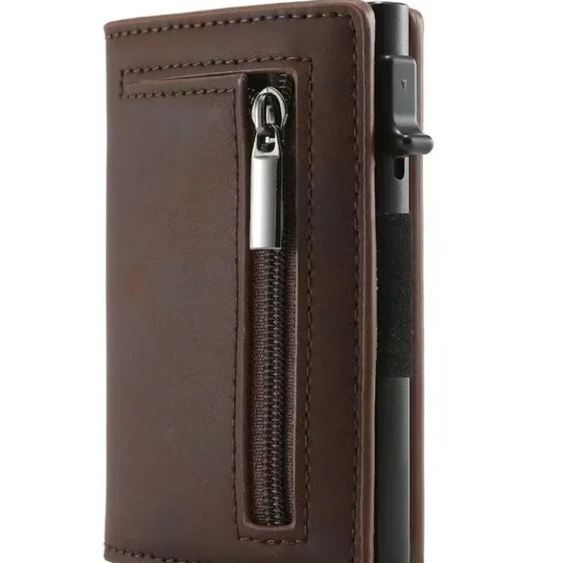 GOOD Rfid Blocking Credit Card Holder Men Pop Up Slim Thin Minimalist Wallet Bank Cardholder Case Black Vallet for Men 2026
