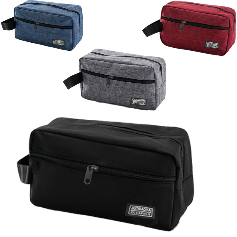 Portable large-capacity storage bag for men and women's makeup and toiletries; multi-functional travel toiletry bag