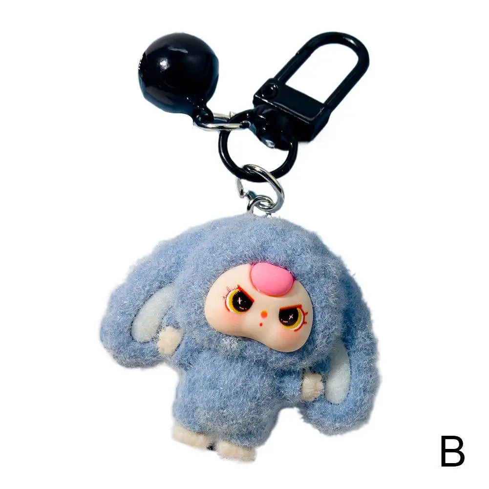 Anime Flocked Dora DIY Decorative Pendant KeyChain Backpack Decor Cute Cartoon Schoolbag Pendant Boys And Girls Gifts