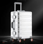 TravelTrolley Luggage 20‘’Carry-On Cabin Suitcase Travel Bags Rolling Luggage Aluminum-magnesium Alloy Travel Suitcase