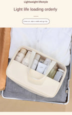 Portable Travel Cosmetic Bag Women Transparent Makeup Bag Large-Capacity Bath Wash Bags Multifunction Waterproof Storage Case