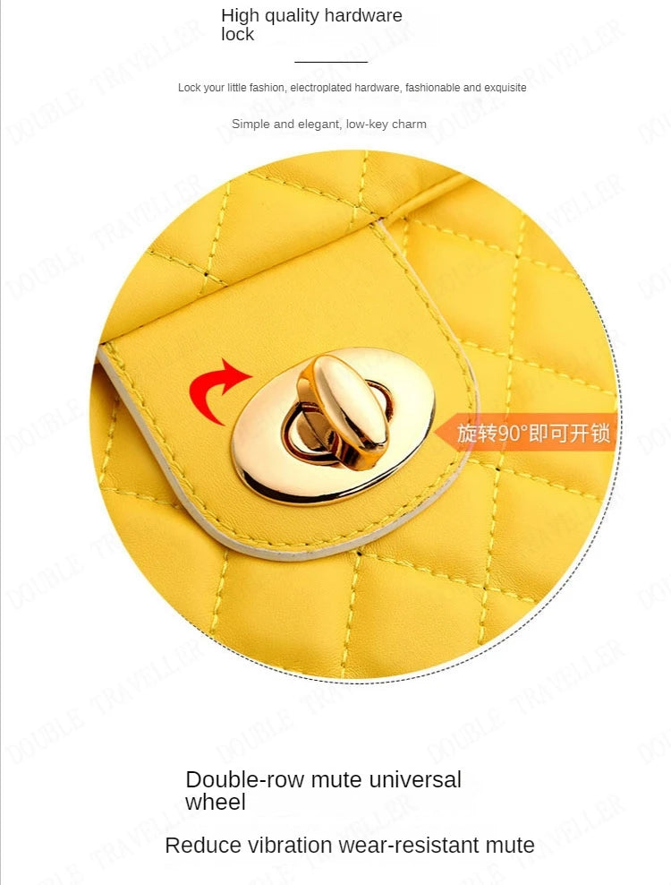 20 inch Rolling Suitcase Trolley Luggage Bag Travel Bags Suitcase With Universal mute Wheels Light fashion Carry on Luggage