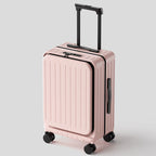 New Front Open Suitcase Hut Trolley Box 20/24/26 Inch High Quality Frame Large Capacity Suitcase Men's Ladies' Travel Case