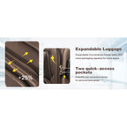 Softshell Luggage Expandable 4-Piece Set Suitcase (Lightweight)