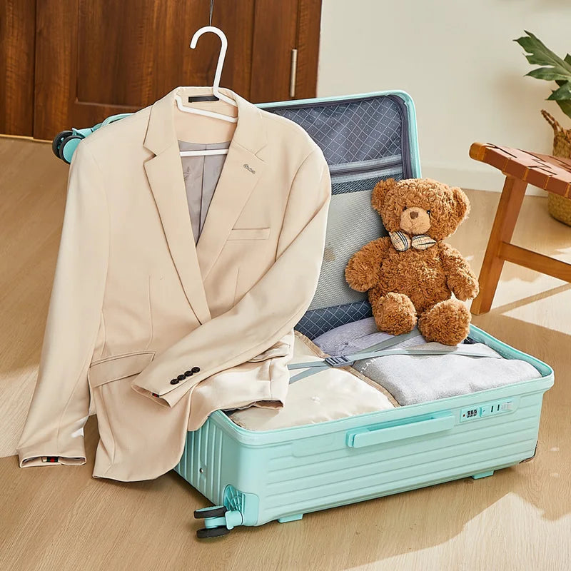 Luggage 20 inch |Cup Holder/Waterproof multifunctional Suitcase Hand Carry Large Capacity Universal Wheel Simple Suitcase