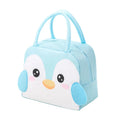 3D Cartoon Insulated Lunch Bag Thermal Food Container Bag for Students Portable Handheld Lunch Box Tote with Easy-Carry Handle