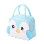 3D Cartoon Insulated Lunch Bag Thermal Food Container Bag for Students Portable Handheld Lunch Box Tote with Easy-Carry Handle
