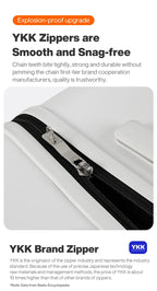 Mixi Large-Capacity Suitcase Trolley Case 26inch Checked in Hardside Rolling Wheels Luggage Wide Handle Travel Suitcases Trunk