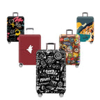 Thick Elastic Cartoon Luggage Protective Cover Zipper Suit For 18-32 inch Bag Suitcase Covers Trolley Cover Travel Accessories