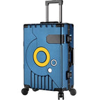 Aluminum Frame Suitcase Super Silent Combination Lock Boarding Rolling Luggage Fashion New Trolley Case 20/22/24/28 Inch