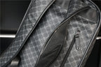 Luxury Floral Print Backpack Men Fashion Design Men's Backpacks Large-capacity Travel Bags PU Leather Backpack Male Schoolbag