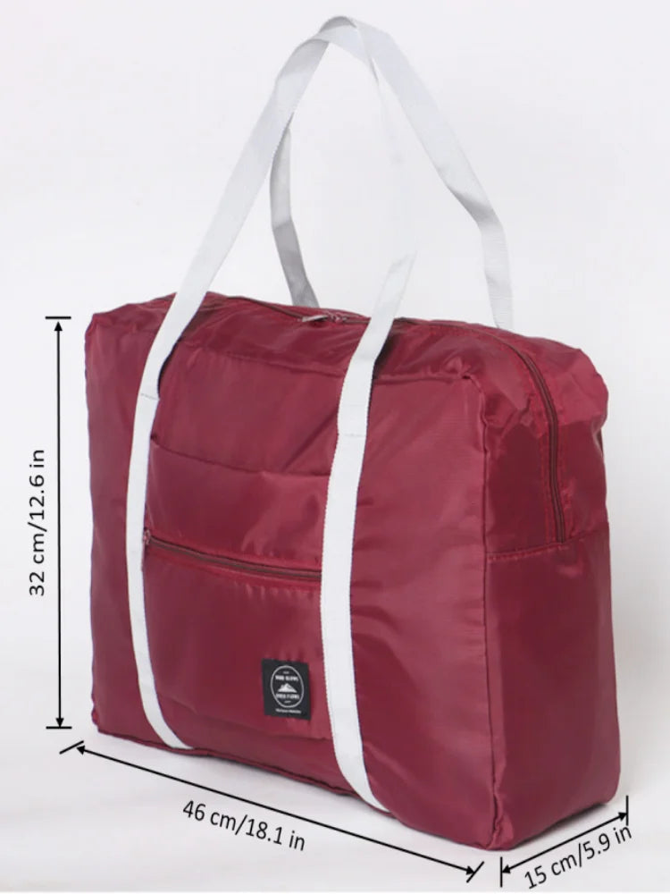 Foldable Travel Duffel Bag - Lightweight / Weekender