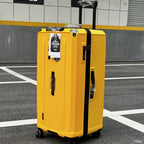 Rectangular Suitcase Large Size Lightweight Rolling Luggage Travel Bag with Five Wheels PC Trolley Case Anti-Fall Unisex