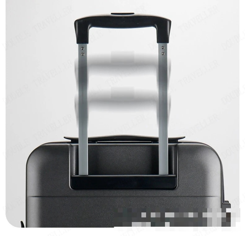 Large Capacity Travel Suitcase Rolling Luggage Suitcase Zipper Trolley Case Combination Lock Travel Suitcases with Wheels