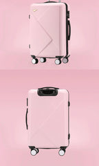 Irregular Z 20/24/28 Inch Carry-on Luggage Suitcase Abs Spinning Wheels with Combination Lock Lightweight Luggage