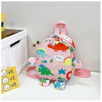 Cute Children Bag Cartoon Dinosaur Kids School Bags Kindergarten Preschool Outdoor Travel Backpack for Boys Girls Anti-lost