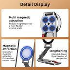 Magnetic Phone Holder Carabiner Mount Bracket for  iPhone 17 16 15 Compatible with Magsafe Desktop Base Vlgo Handle Travel Stand