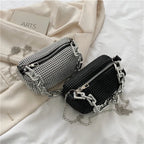 Bucket / Mini Crossbody Bag with Chain