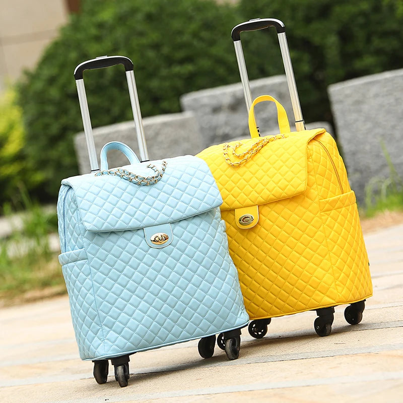 20 inch Rolling Suitcase Trolley Luggage Bag Travel Bags Suitcase With Universal mute Wheels Light fashion Carry on Luggage