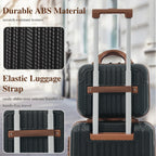 6pcs Hardshell ABS Luggage Set with Spinner Wheels and TSA Lock Side (Lightweight)