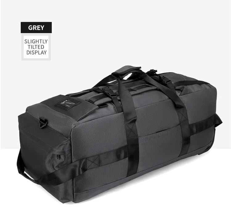 Travel Bag, Large Capacity Handbag, Portable Outdoor Carry-On Luggage, Wheeled Travel Bag, Convenient and Practical Unisex Travel Bag