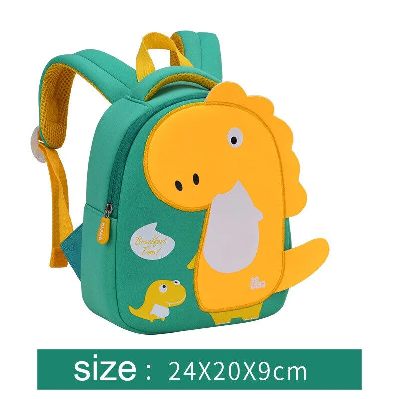 Cute Kids School Bags Kindergarten Preschool Bag Dinosaur Children Schoolbag 3-8 Years Old Cartoon Fashion Backpack for Girl Boy
