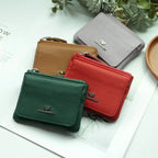 Royal Bagger Genuine Leather Women's Coin Purse Woman card holder wallet RFID Blocking Small Wallet Casual Zipper Change Pouch