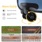 Luggage Sets 3 Piece, Suitcases with Double Spinner Wheel,Suitcase Set ABS Hard Case Luggage with Travel Duffle Bag