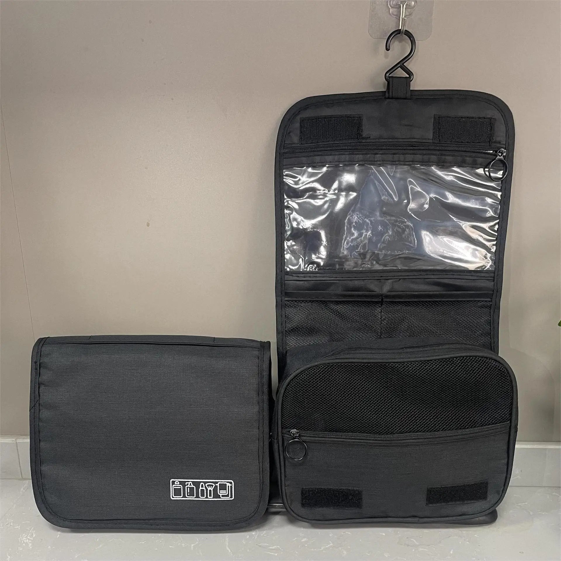 Homefish Wall-Mounted Travel Personal Hygiene Bag Cosmetics and Bathroom Supplies Packs
